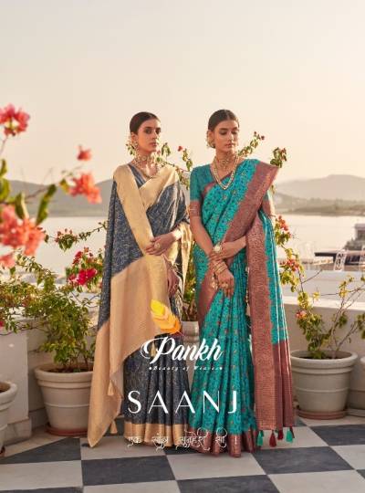 SAANJ BY PANKH SILK SAREE MANUFACTURER IN INDIA